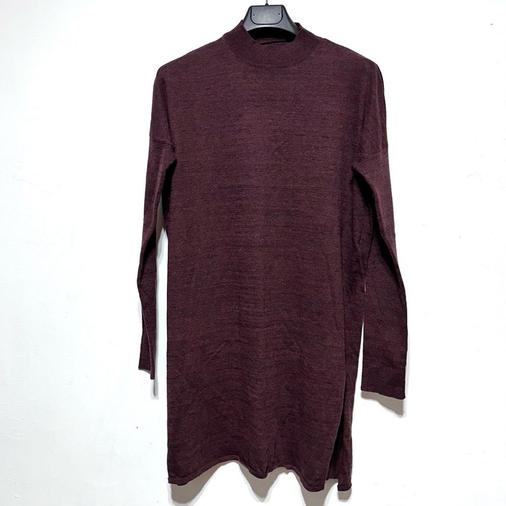 ONIX Maroon Turtleneck Light Knit Tunic Sweater Size XXL